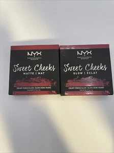 (2)NYX Professional Makeup Sweet Cheeks Matte + Glow- Red Riot - Picture 1 of 1