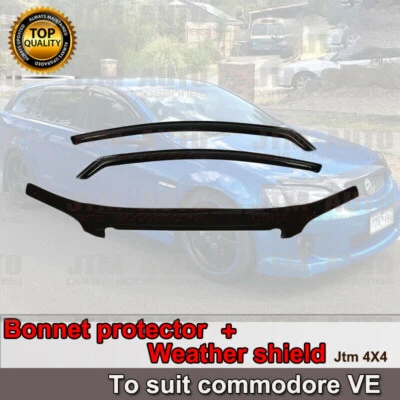 Bonnet Protector Guard + Weather Shields to suit Holden Commodore VE 06-13 - image 1 of 4