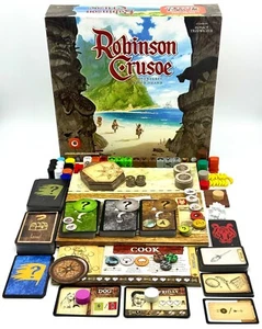 Robinson Crusoe Adventures on the Cursed Island Board Game - 100% Complete - Picture 1 of 10