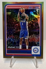 2023-24 Panini NBA Hoops James Harden Artist Proof Gold #9/10 Philadelphia 76ers