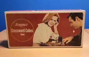 Vintage 1968 Scrabble Crossword Cubes Game Complete Game EUC - Picture 1 of 5