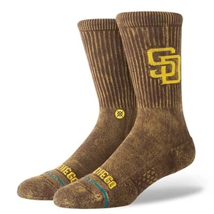 Stance MLB San Diego Padres 2024 Fade Crew Socks - Picture 1 of 3
