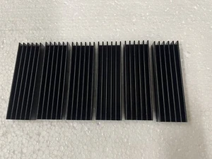 Kühlkörper Kühlrippen 6 Stück Set Aluminium Eloxiert 100x32x15mm - Bild 1 von 6