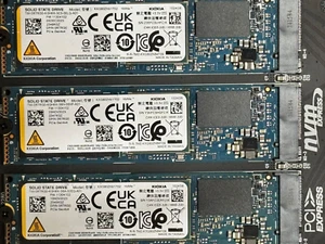 Kioxia 1TB XG8 M.2 NVMe PCIe 4.0x4 SSD 2280 - KXG80ZNV1T02 - USA - Afbeelding 1 van 2