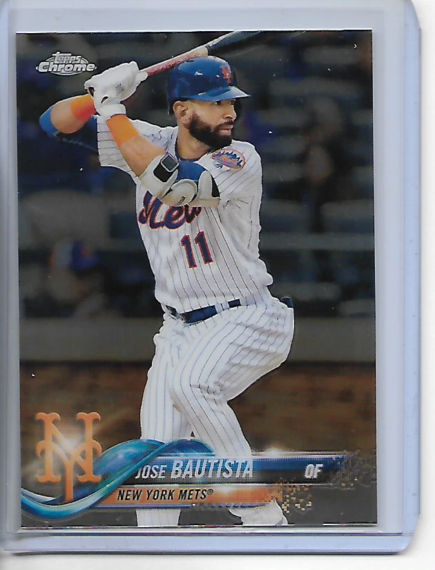 2018 Topps Chrome Update Jose Bautista Base Card #HMT51 - Image 1 of 1