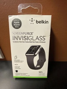 Apple Watch 38mm Belkin ScreenForce InvisiGlass Screen Protector Flexible Glass - Picture 1 of 4