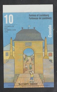 Canada Scott Unitrade 1551b Mint Booklet BK 175b open cover Forts of Louisbourg - Picture 1 of 2