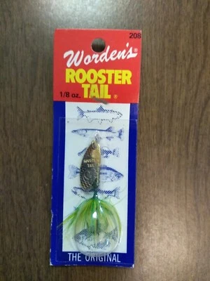 Cola de gallo Wordens vintage 1/8 oz NOS #208 Foto 1 de 3