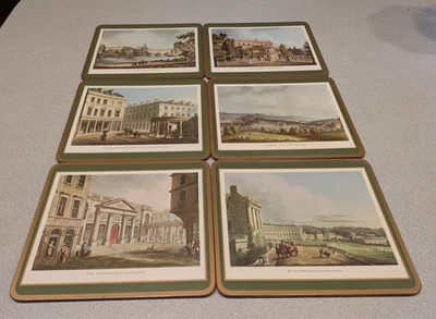 6 Vintage Pimpernel Deluxe Place Mats England Traditional Collection With Box - Image 1 of 4