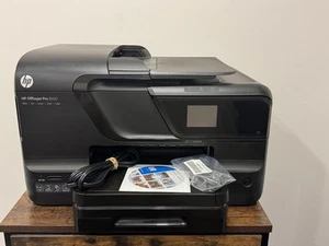 HP OfficeJet Pro 8600 Wireless All-In-One Printer, Power Cords & INK, Tested! - Picture 1 of 8