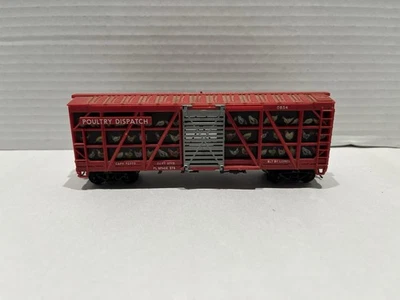 HO Scale Lionel Poultry Box Car #0834 Kadee Metal Wheels Converted Read! - Image 1 of 4