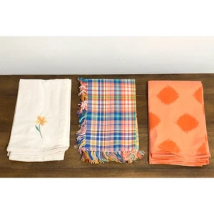 NWOT: Threshold - Mismatched Cloth Napkins - Set of 6 - 100% cotton - Picture 1 of 7