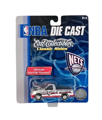 New Jersey Nets NBA Die Cast 1:64 Ford F-150 Slammed ERTL Collectibles Classic - Image 1 of 4