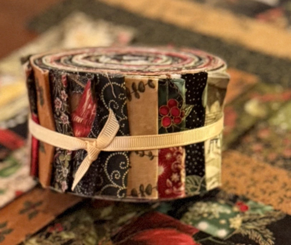 Cozy 20 Strip Winter Jelly Roll, Quilt Shop Fabric ~ Moda, Hoffman, Andover, etc - Image 1 of 4