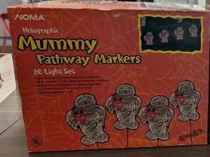 Noma holografische Mumie Halloween Weg Markierung Dekoration getestet - Bild 1 von 3