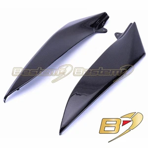 2004-2006 Yamaha R1 Carbon Fiber Tank Side Panels Upper Cover Fairing Trim Cowl - Picture 1 of 4