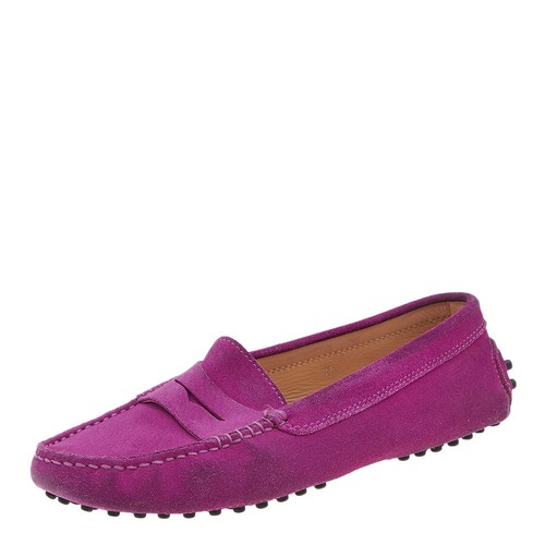 TOD’S Mocassini Tod's viola scamosciati penny taglia 36