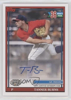 2021 Topps Pro Debut Auto Tanner Burns #PD-180 Auto - Image 1 of 2
