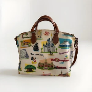 Disney Parks Disneyland Dooney & Bourke RETRO Purse Attractions Satchel Bag - Picture 1 of 11