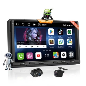 7" S8 QLED 2DIN Android Autoradio 6G+128G con cruscotto e telecamera posteriore - Foto 1 di 11