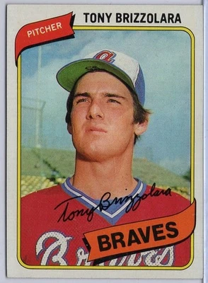1980 Topps #156 Tony Brizzolara in EXMT Condition Braves - Image 1 of 2