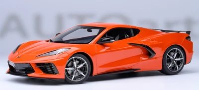 Chevrolet Corvette C8 Stingray Z51 Sebring Orange in 1:18 Scale by AUTOart - Image 1 of 4