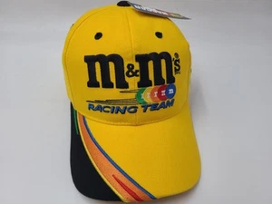 Vintage Ken Schrader #36 M&Ms Racing Team Adjustable Hat Cap Kenny NASCAR Yellow - Picture 1 of 11