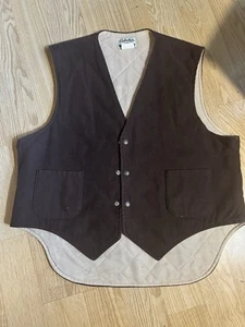 Vintage Cabelas Men’s Fleece Quilted Outdoor Waistcoat Sz Xl  Camping Outdoor - Picture 1 of 9