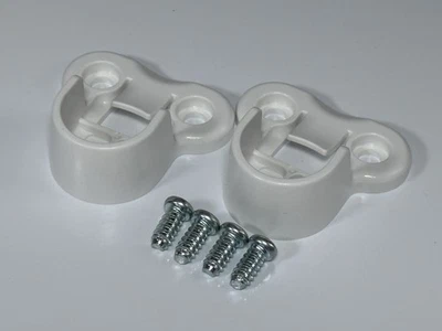 IKEA PAX Garderobenhalterungen Clips weiß für Komplementschiene original x2 - Bild 1 von 3