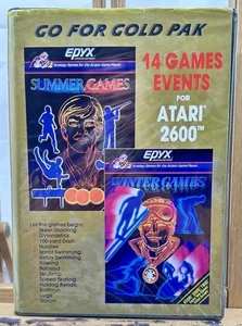 Go For Gold Pak Atari 2600 Boxed Game Winter Summer 14 Games In Good Cond 8840 - Picture 1 of 3