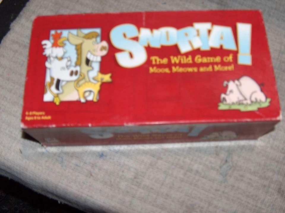 Snorta Game COMPLETE Out of the Box 2005 Farm Animals Party Family Kids - Image 1 of 4