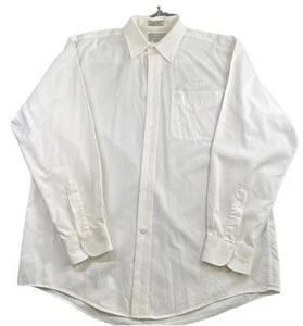 Cutter & Buck Men’s Shirt White LG Long Sleeve Button Down Pocket Cotton See Pic - Picture 1 of 15