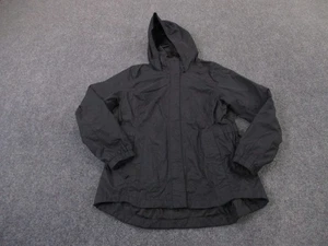 North Face Jacket Women L Black Dryvent Outdoors Hiking Rain Coat Camping Long - Picture 1 of 11