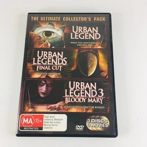 Urban Legend / Final Cut / Bloody Mary 3 Movie DVD Set Teen Horror Free Postage - Picture 1 of 9