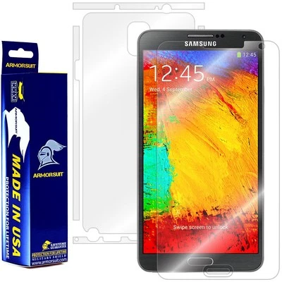 ArmorSuit MilitaryShield Samsung Galaxy Note 3 Screen Protector + Full Body Skin - Image 1 of 4