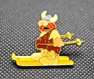 Hagar The Horrible Skiing Ski Lapel Pin Vintage - Picture 1 of 3