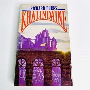 Khalindaine by Richard Burns 1988 Vintage Fantasy Paperback Book - Foto 1 di 8