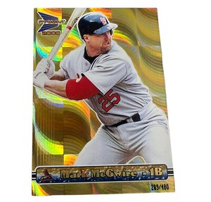 Mark McGwire 2000 Pacific Prism Holographic Gold /480 SP St. Louis Cardinals MLB