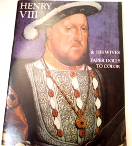 Heinrich VIII. & SEINE FRAUEN PAPIERPUPPEN ZUM AUSMALEN KOSTENLOSER VERSAND - Bild 1 von 4
