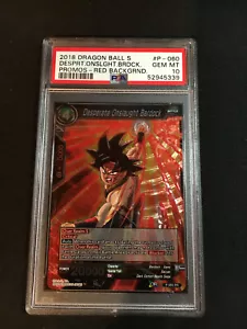 Desperate Onslaught Bardack P-060 PR FOIL Dragon Ball Super Carte Gioco TCG PSA 10 - Foto 1 di 4