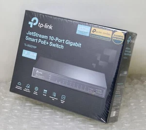 *NEW* TP-LINK TL-SG2210P - JetStream 10-Port Gigabit Smart PoE+ Switch w/ SFP - Picture 1 of 6