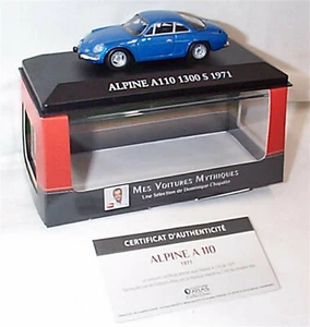 Alpine A110 1300s 1971 Blue 1:43 Scale 2891002 Voitures Mythiques Atlas New - Picture 1 of 2