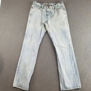 Urban Up Jeans Men's Size 32X34 Blue Wash Vintage 100% Cotton Premium Bootcut - Picture 1 of 10