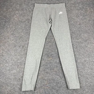 Nike Sportswear Leggings 27" Logo Gray Girls XL - Picture 1 of 13