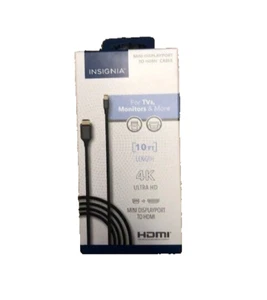 Insignia 10' 4K Ultra HD HDMI Kabel - schwarz - Bild 1 von 1