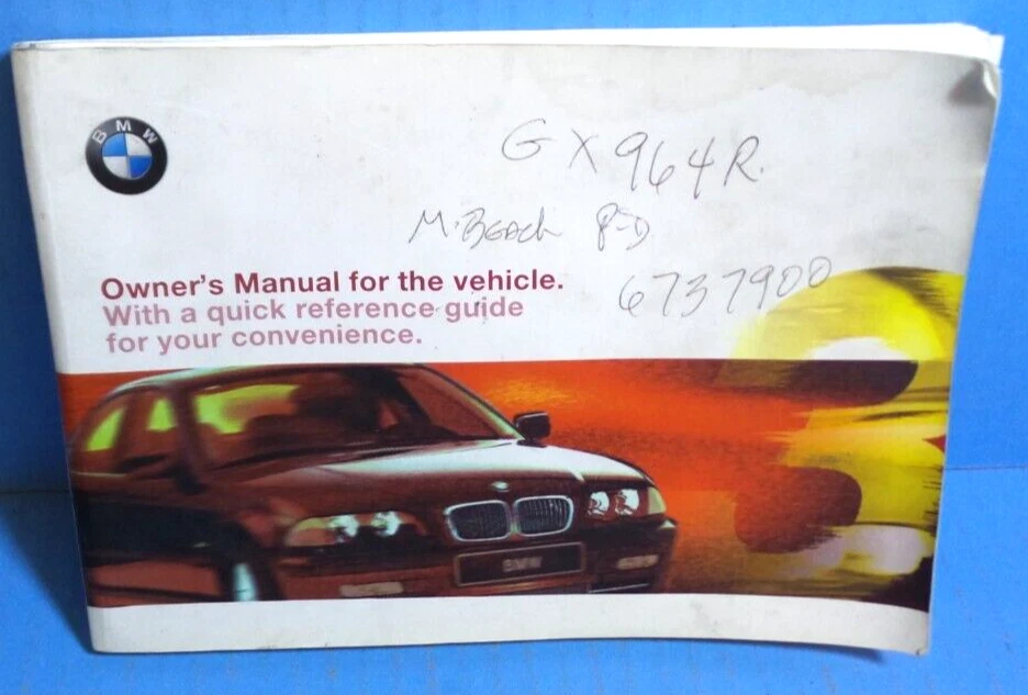 BMW Serie 3/323i/328i 1999 manual del propietario Foto 1 de 1