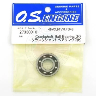 O.S. OS ENGINE Crankshaft Ball Bearing Rear 46VX,61-91VR,FS48 27330010 - Image 1 of 2
