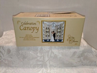 Elite Collection Celebration Canopy - Wedding Supplies #53025w Covers 32Sq. Ft. - Image 1 of 4