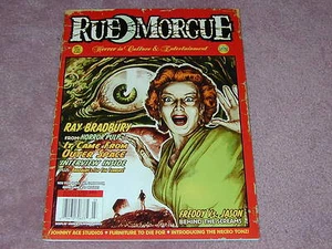 RUE MORGUE magazine # 32, Ray Bradbury, Freddy vs. Jason, Mar/Apr 2003 - Picture 1 of 1