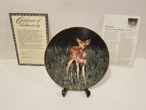 Collector Plate - 378B Nature's Lovables - New Arrival by Charles Frace (Bradex - Picture 1 of 3